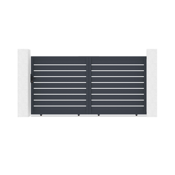 Portón Corredera de Aluminio con Motor Automático WiFi - ELITE Antracita