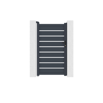 Puerta Peatonal de Aluminio ELITE Antracita